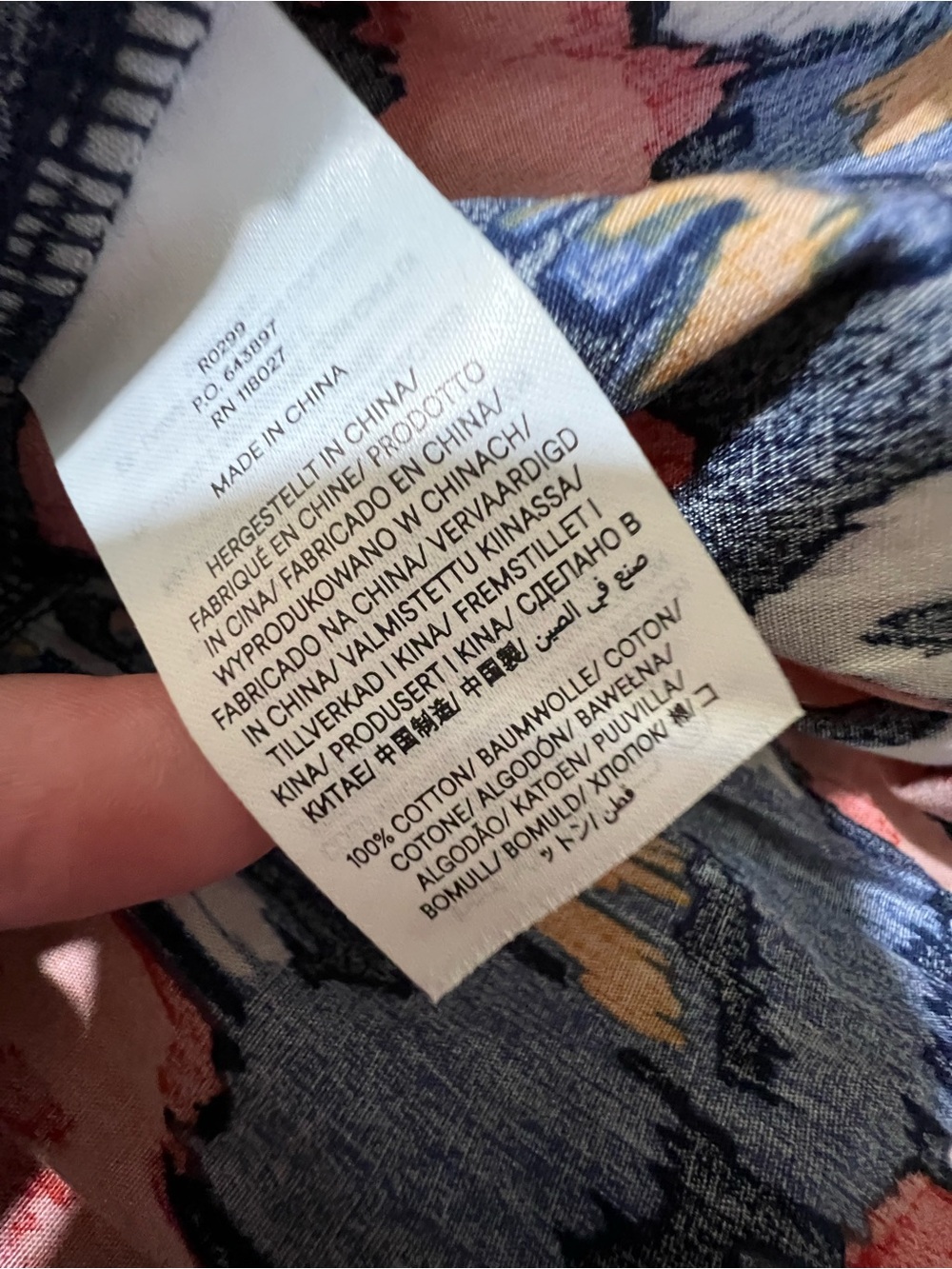 Boden tiered floral cotton poplin skirt size 8 - Picture 5 of 7